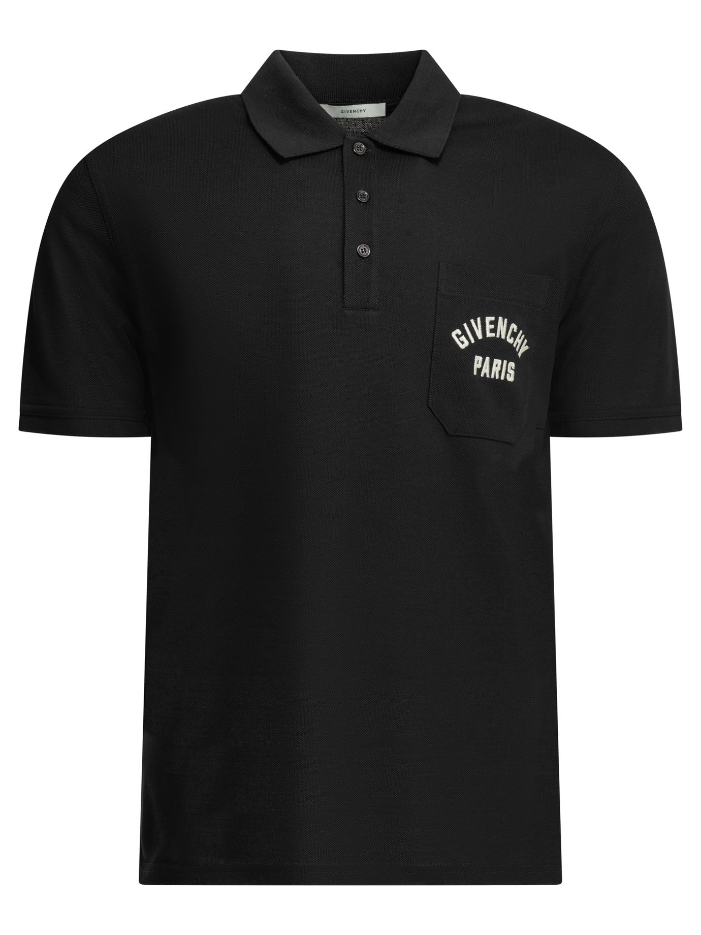 Givenchy Polo Shirt With Buttons And Logo