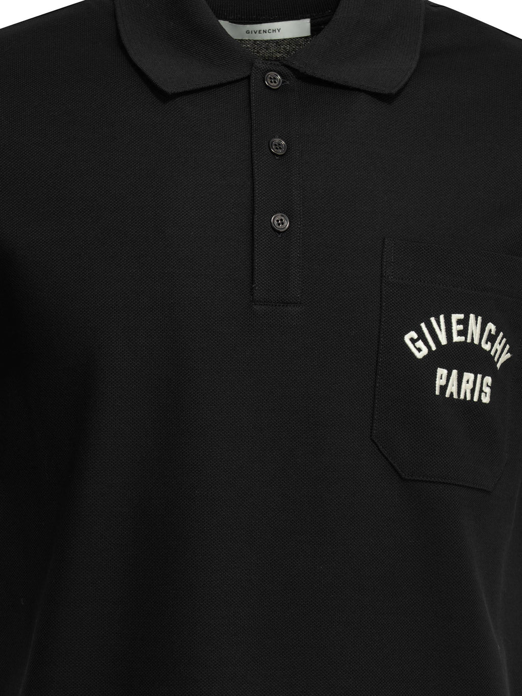 Givenchy Polo Shirt With Buttons And Logo