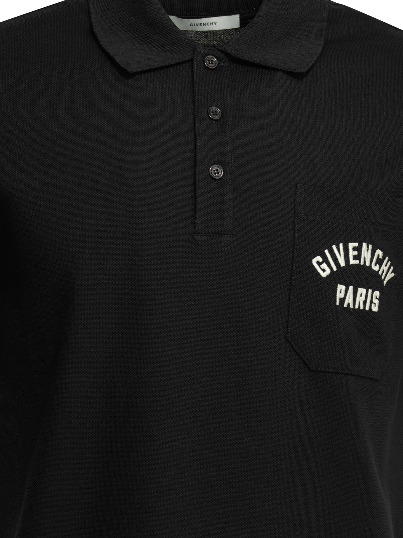 Givenchy Polo Shirt With Buttons And Logo