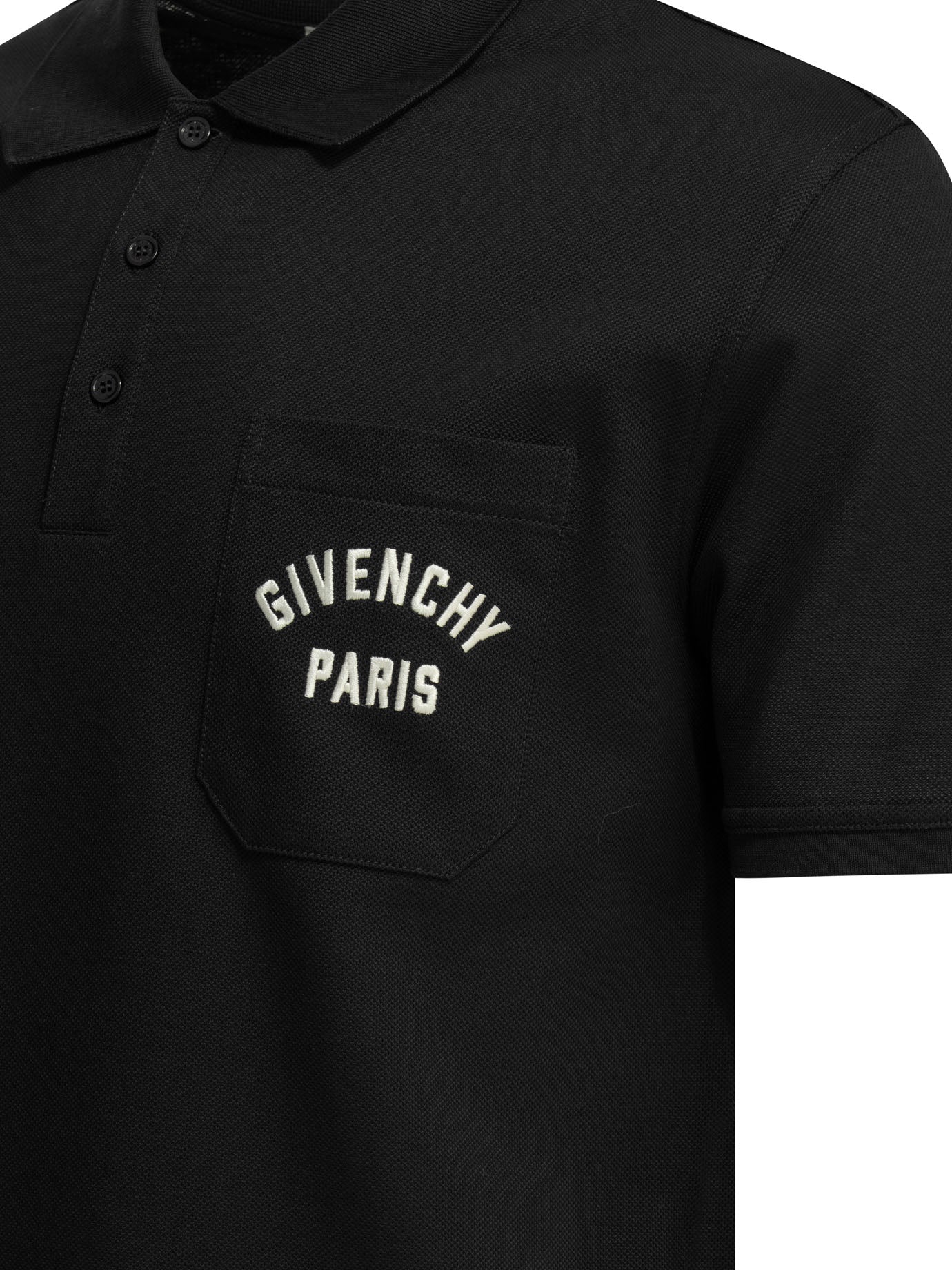 Givenchy Polo Shirt With Buttons And Logo