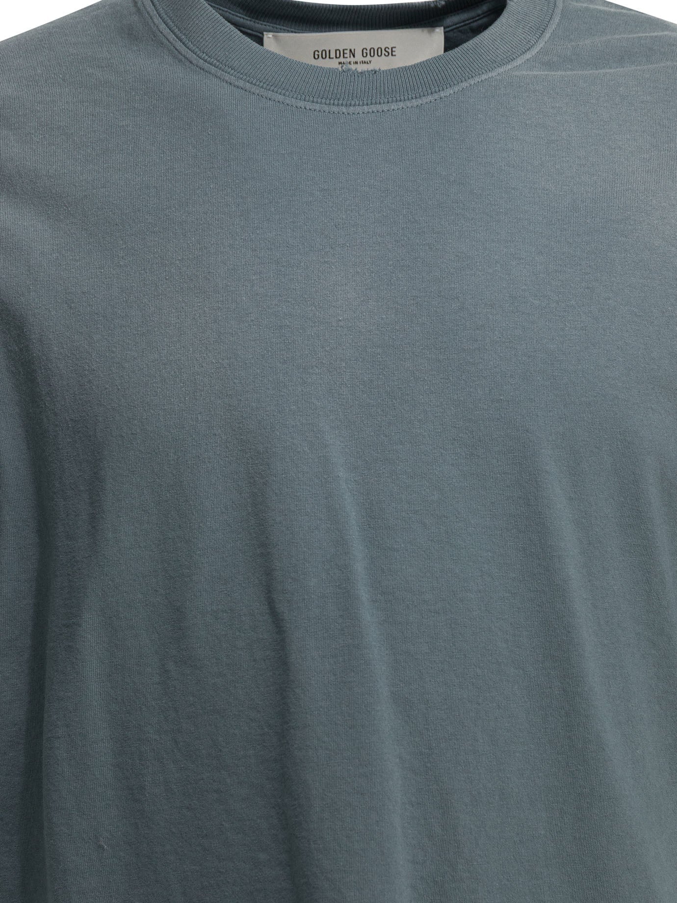 Golden Goose Crew-neck T-shirt With Reverse Logo