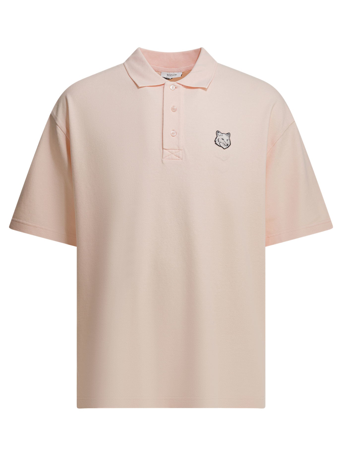 Maison Kitsuné "fox Head" Polo Shirt With Buttons