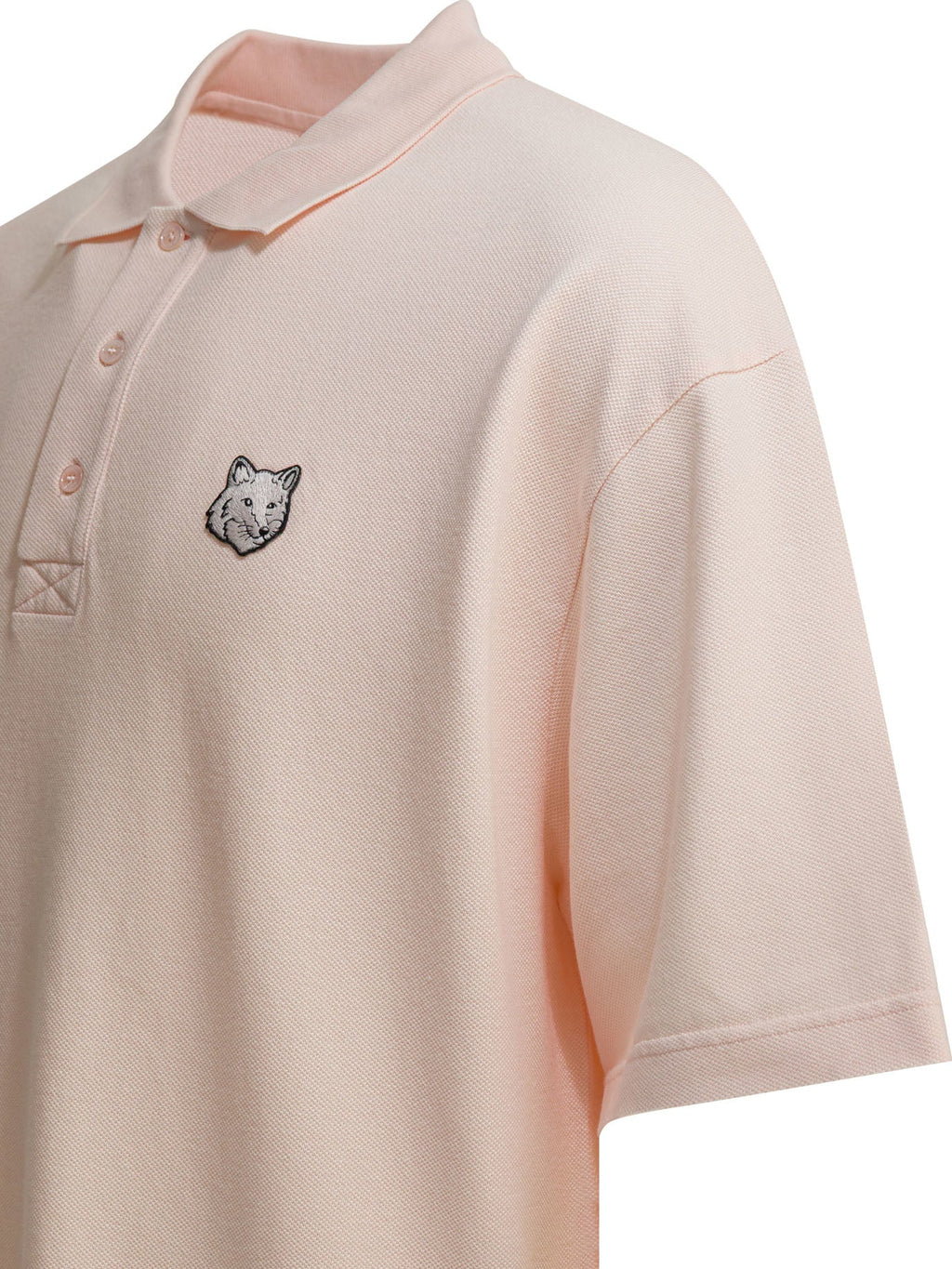 Maison Kitsuné "fox Head" Polo Shirt With Buttons