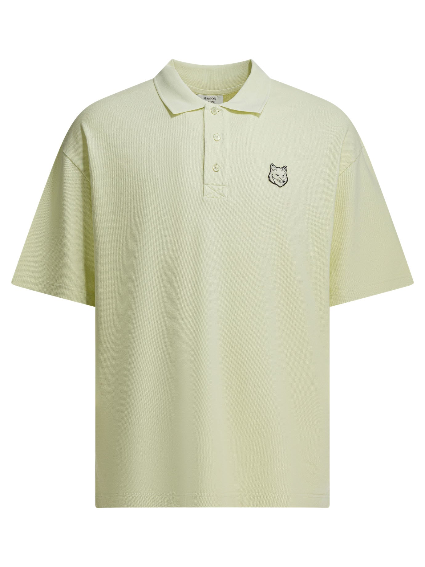 Maison Kitsuné "fox Head" Polo Shirt With Buttons