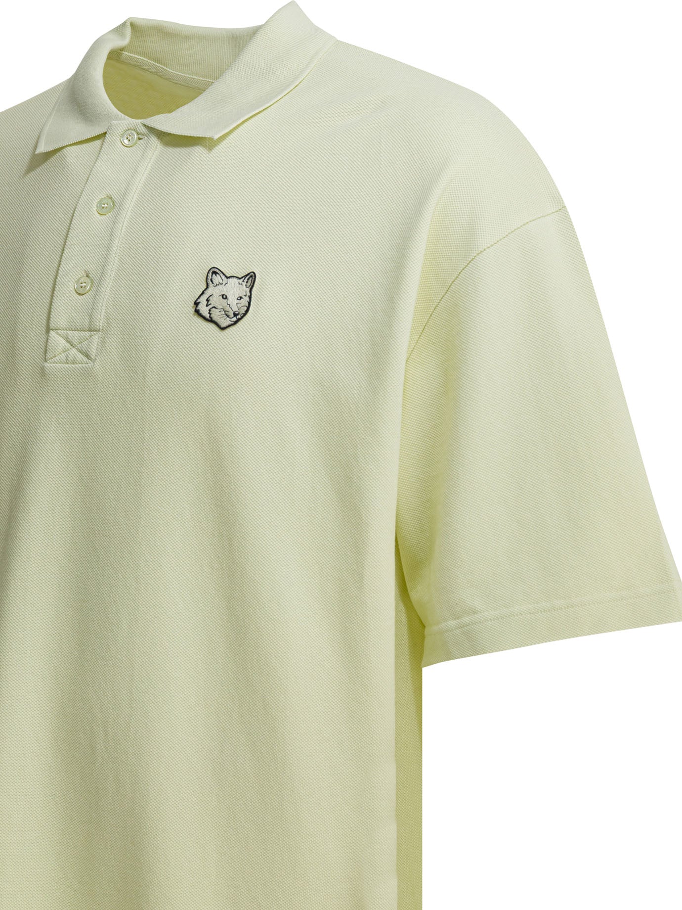 Maison Kitsuné "fox Head" Polo Shirt With Buttons