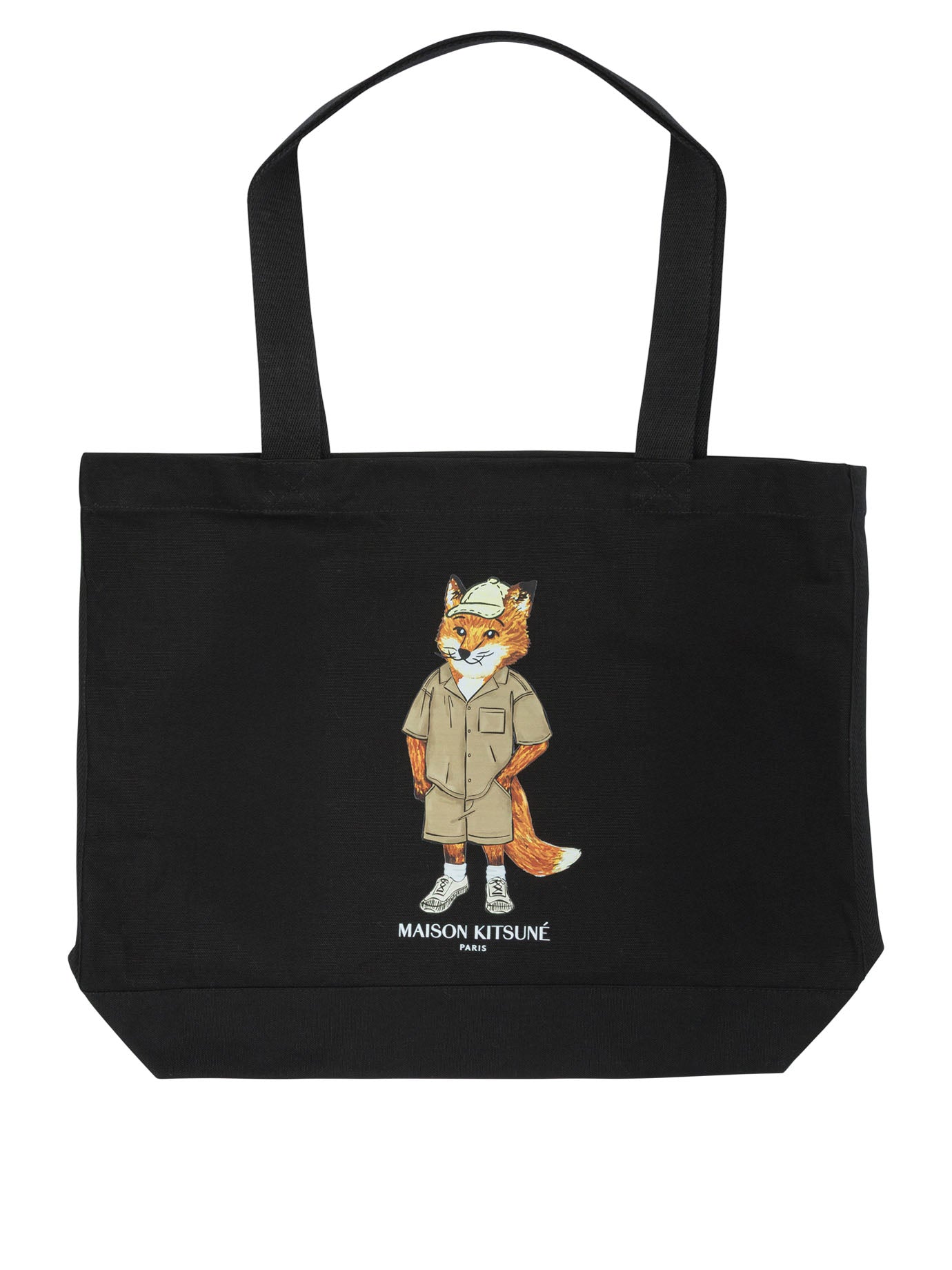 Maison Kitsuné "dressed Fox" Large Shoulder Bag
