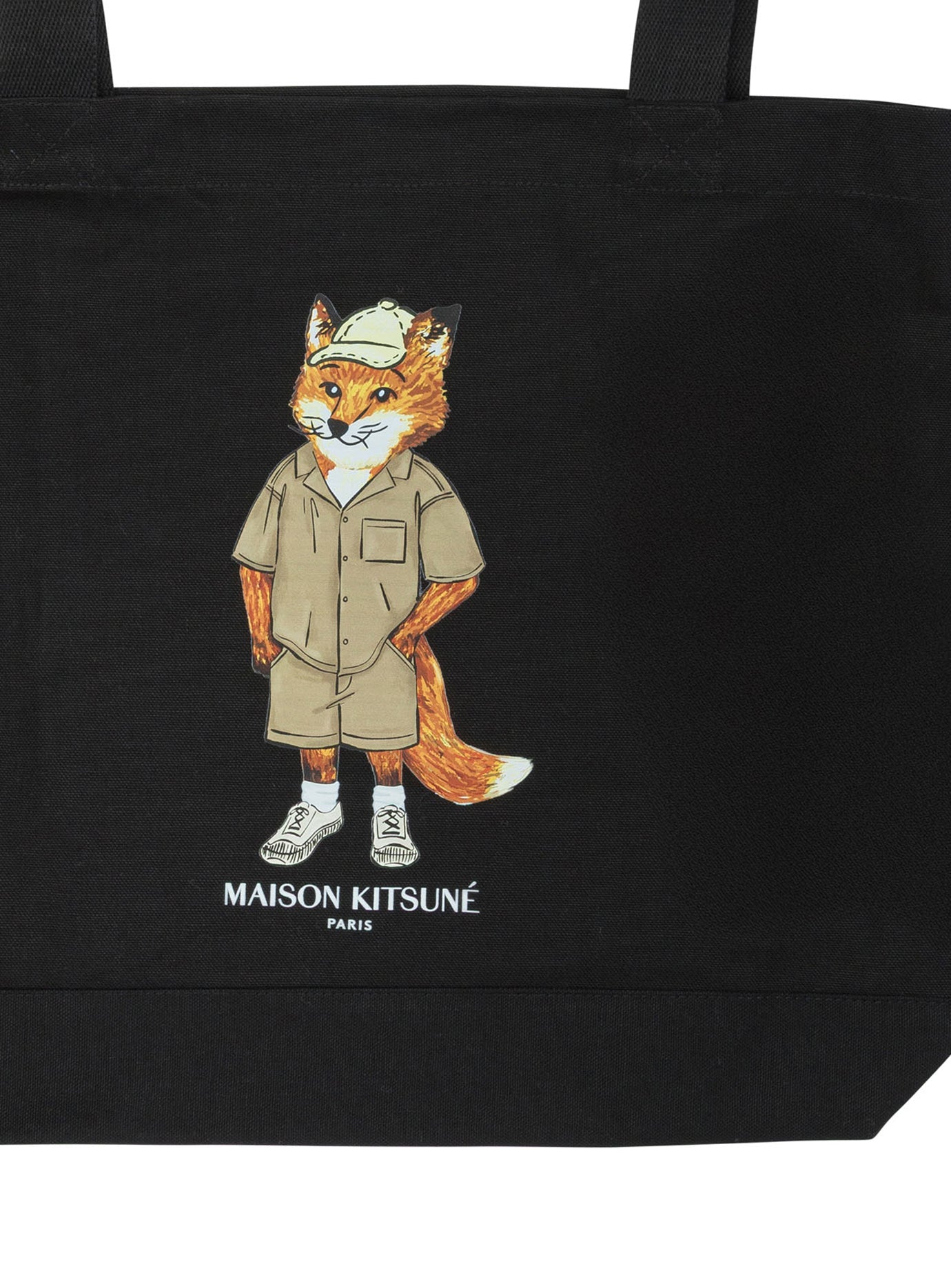 Maison Kitsuné "dressed Fox" Large Shoulder Bag