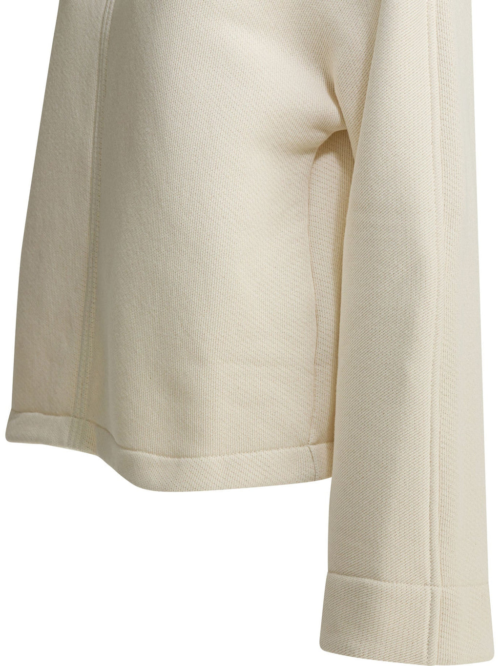Max Mara Pure Hooded Sweatshirt With Tone-on-tone Logo