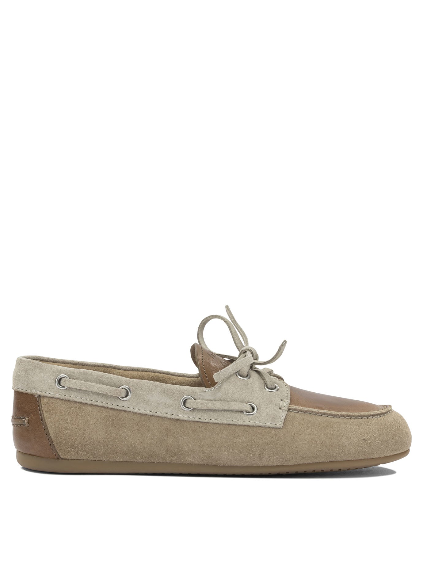Miu Miu Suede Lace-up Loafers