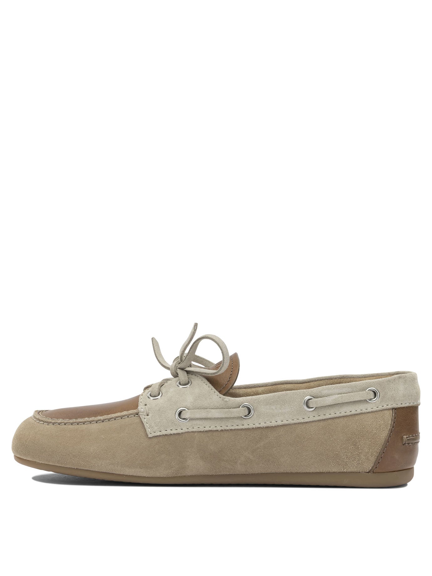 Miu Miu Suede Lace-up Loafers