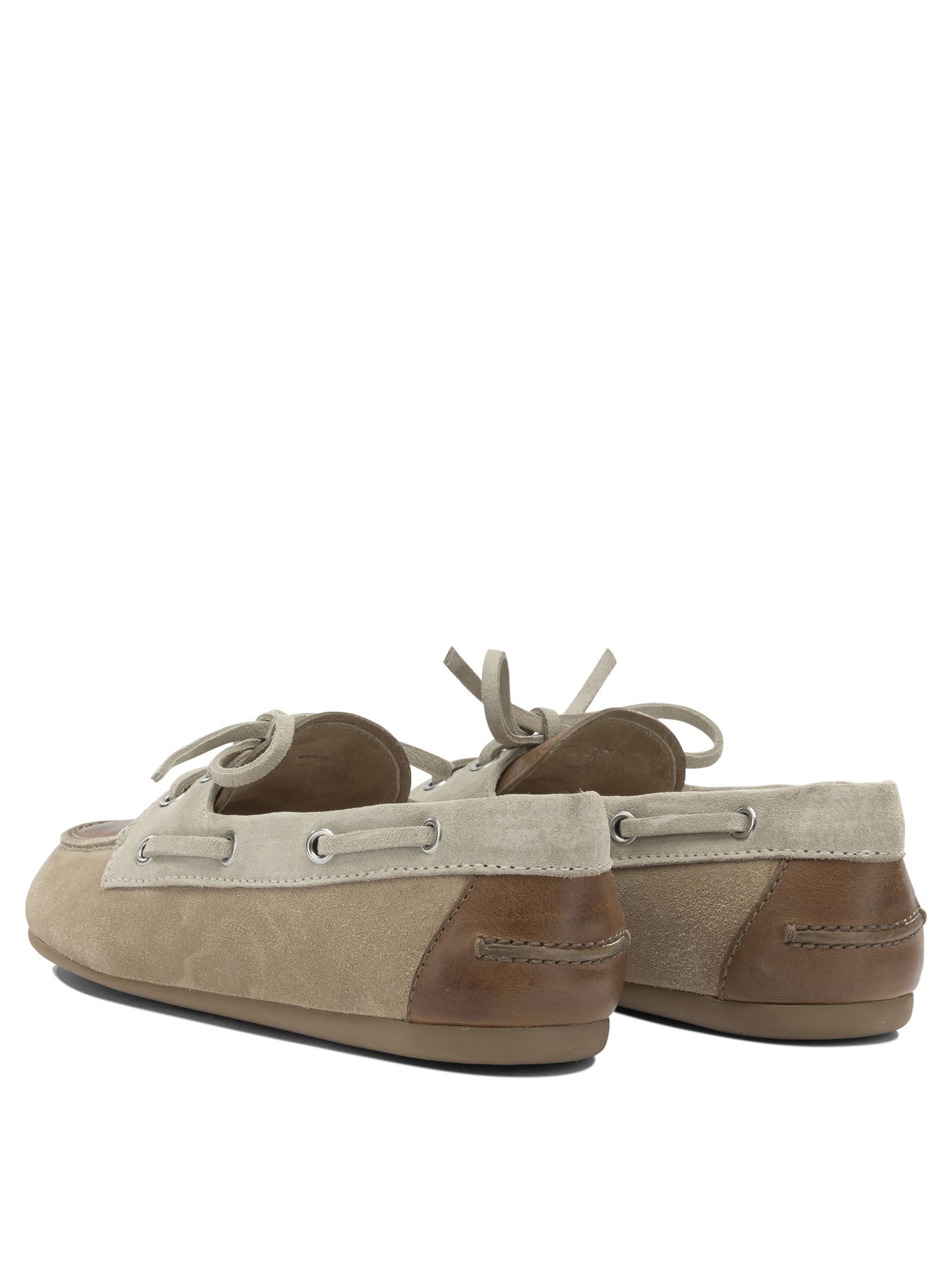 Miu Miu Suede Lace-up Loafers