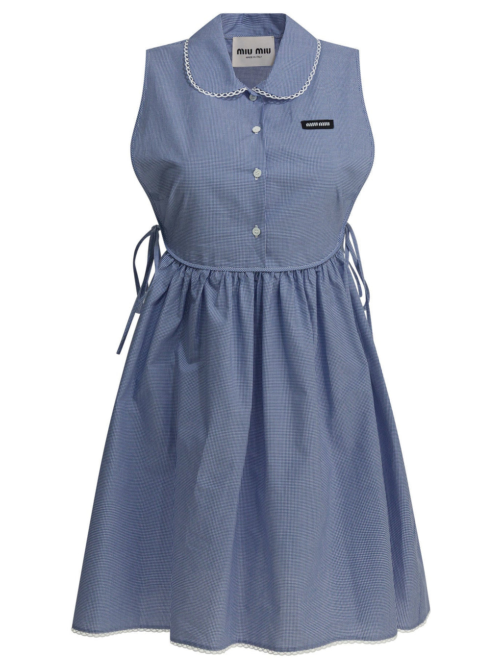 Miu Miu Short Dress With Logo