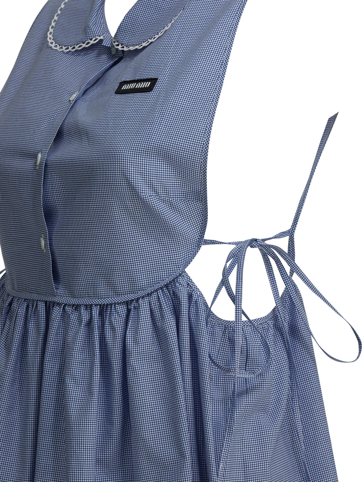 Miu Miu Short Dress With Logo