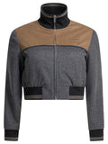 Miu Miu Wool And Cashmere Bomber Jacket