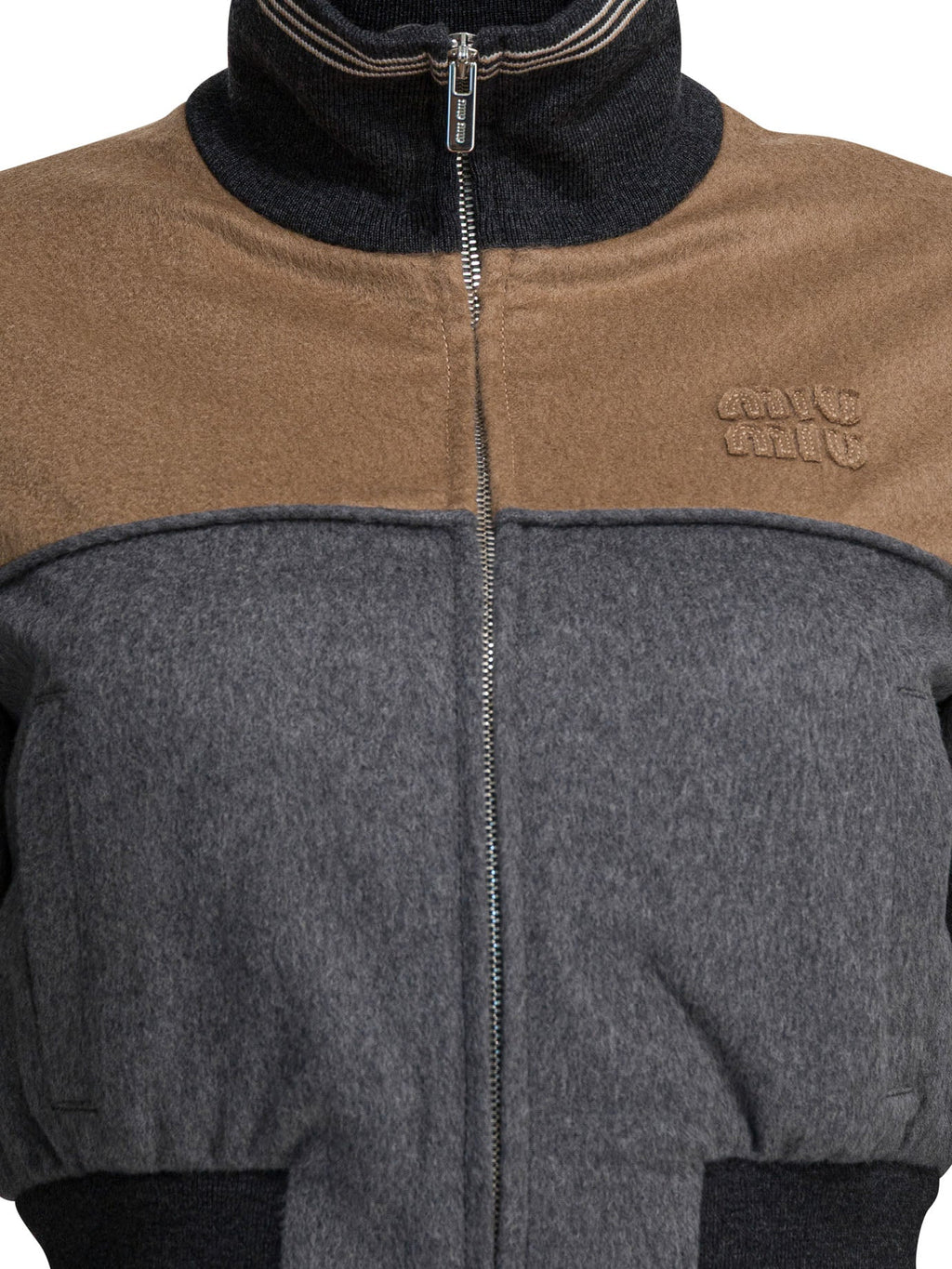Miu Miu Wool And Cashmere Bomber Jacket