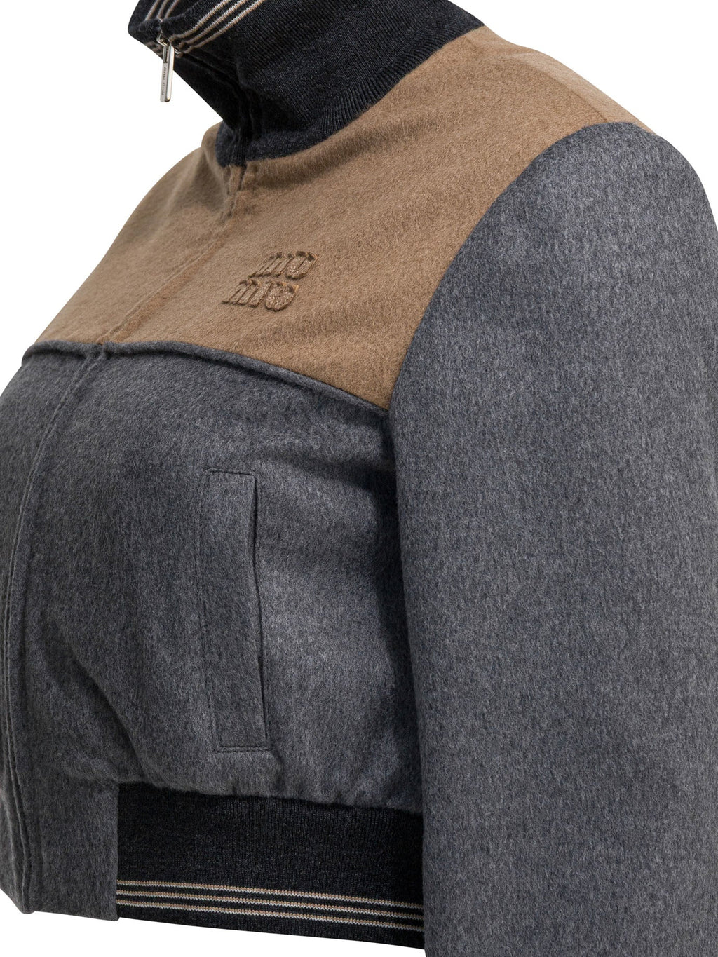 Miu Miu Wool And Cashmere Bomber Jacket