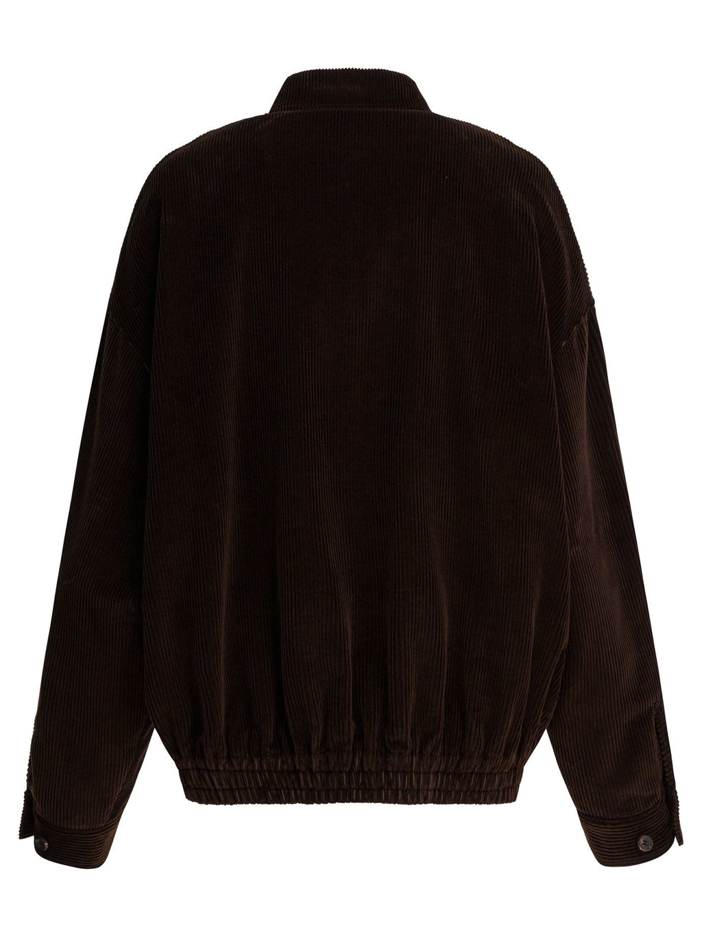 Miu Miu Corduroy Logo Bomber Jacket
