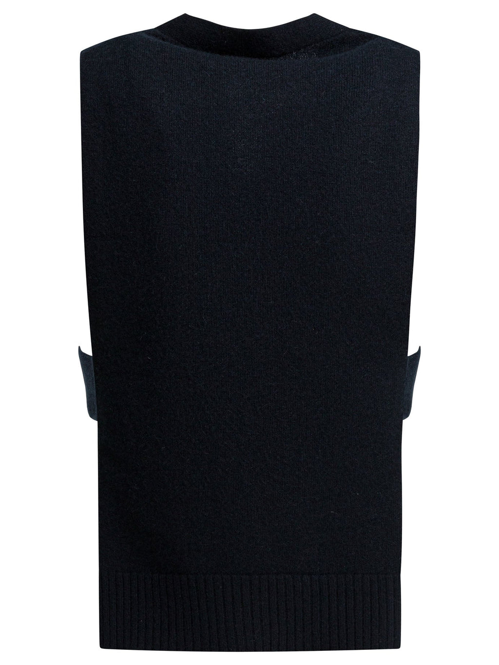Miu Miu Cashmere Vest With Logo