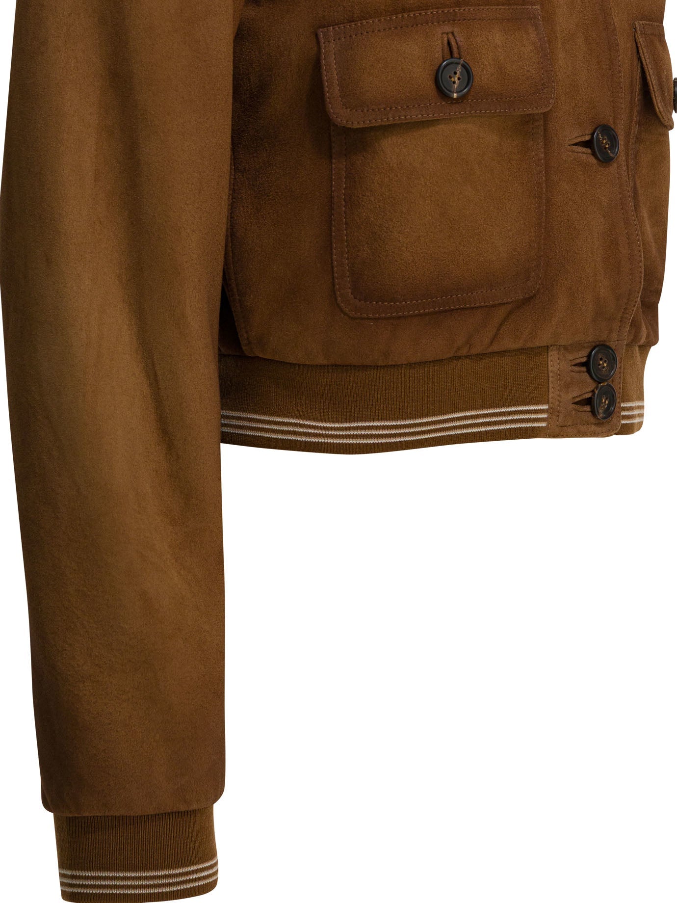 Miu Miu Suede Leather Bomber Jacket