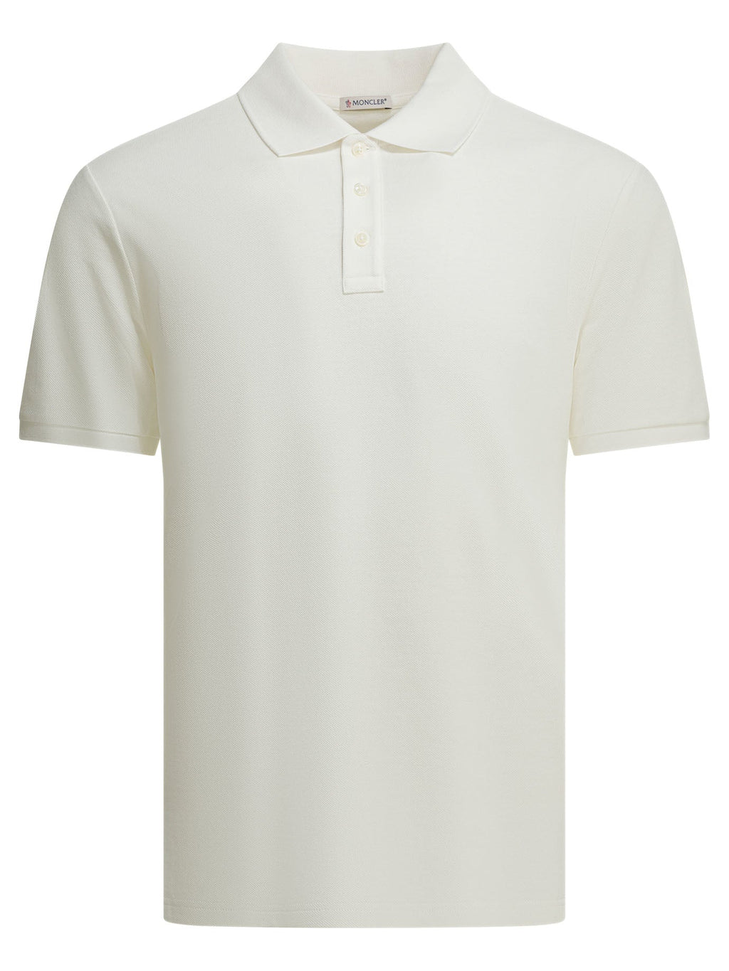 Moncler Polo Shirt With Buttons And Logo