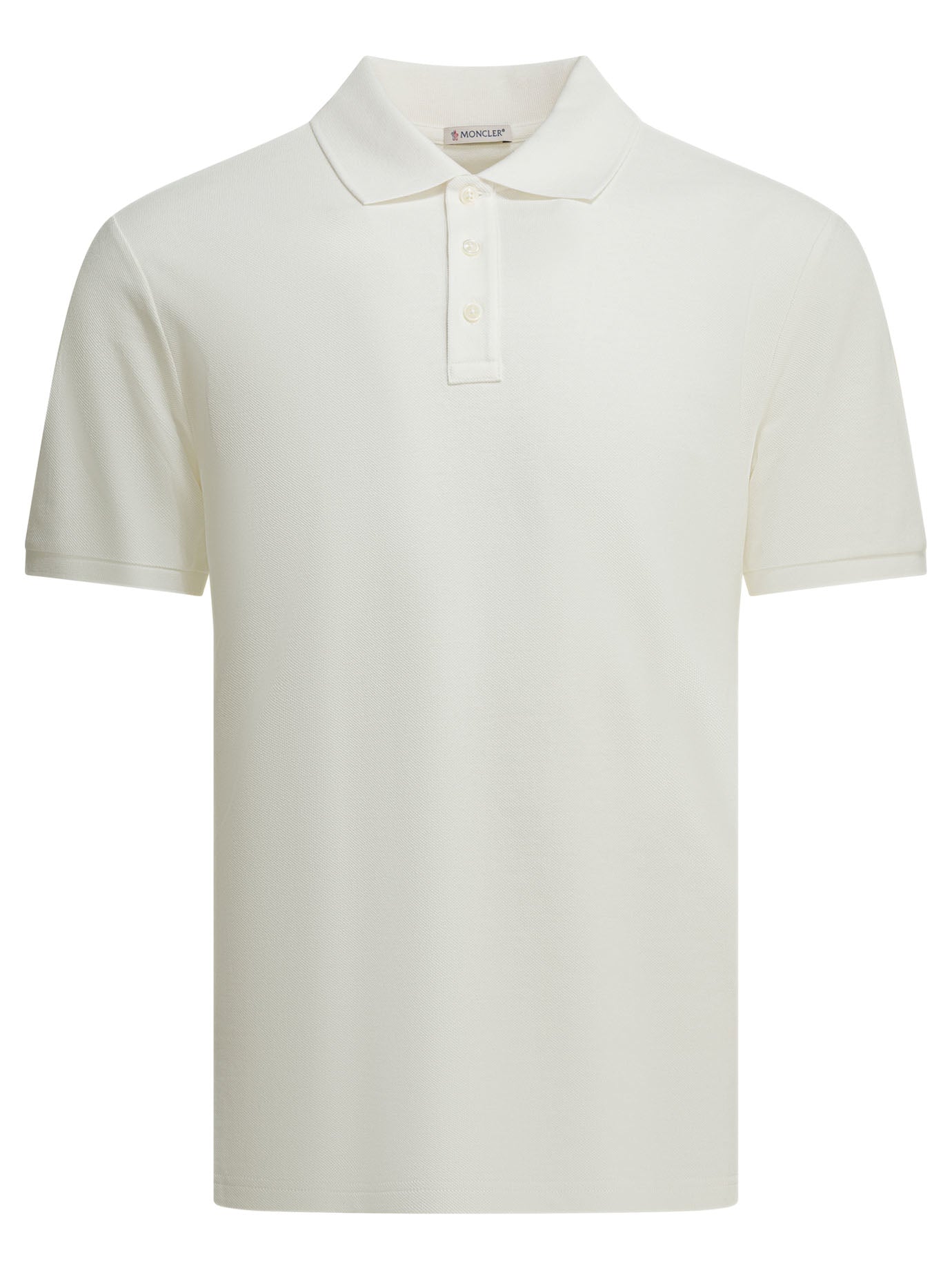 Moncler Polo Shirt With Buttons And Logo