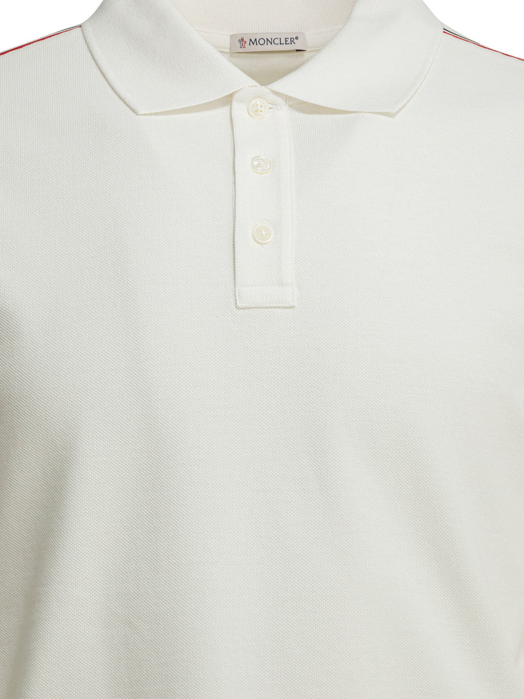 Moncler Polo Shirt With Buttons And Logo