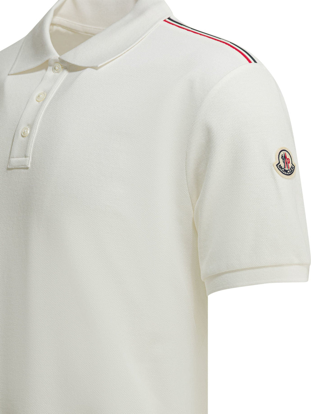Moncler Polo Shirt With Buttons And Logo