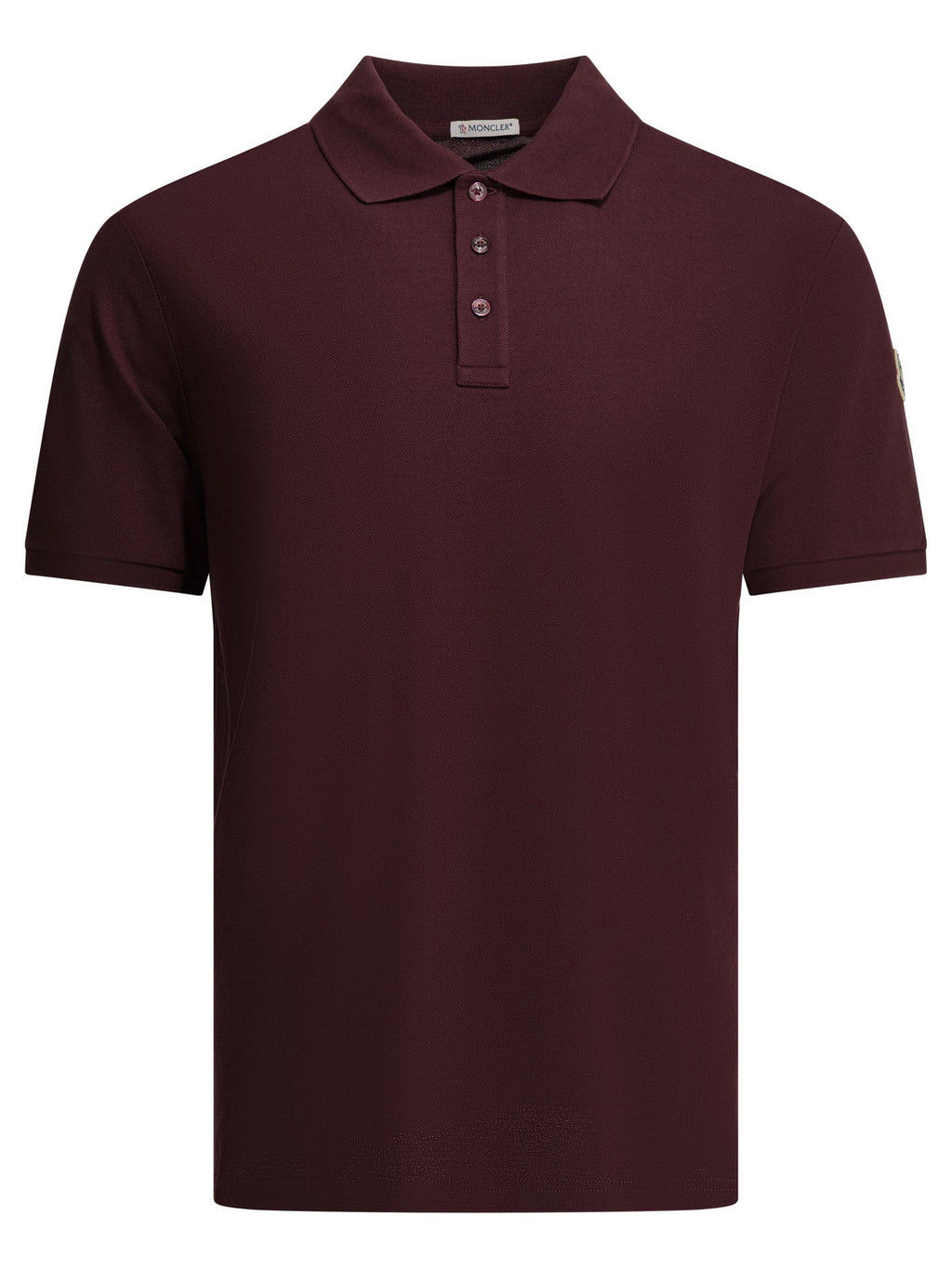 Moncler Polo Shirt With Buttons And Logo
