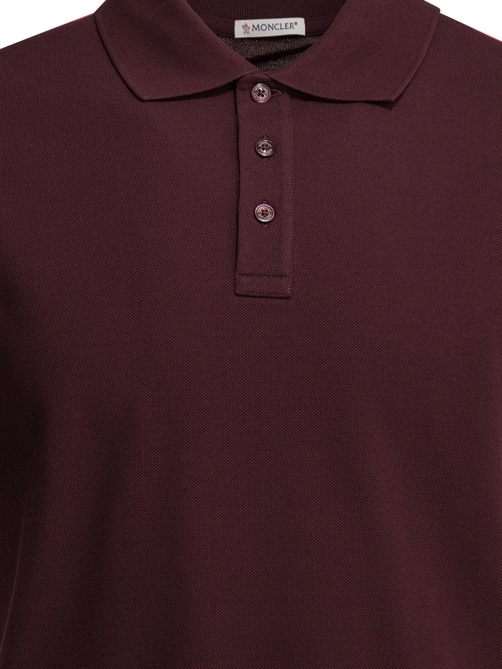 Moncler Polo Shirt With Buttons And Logo