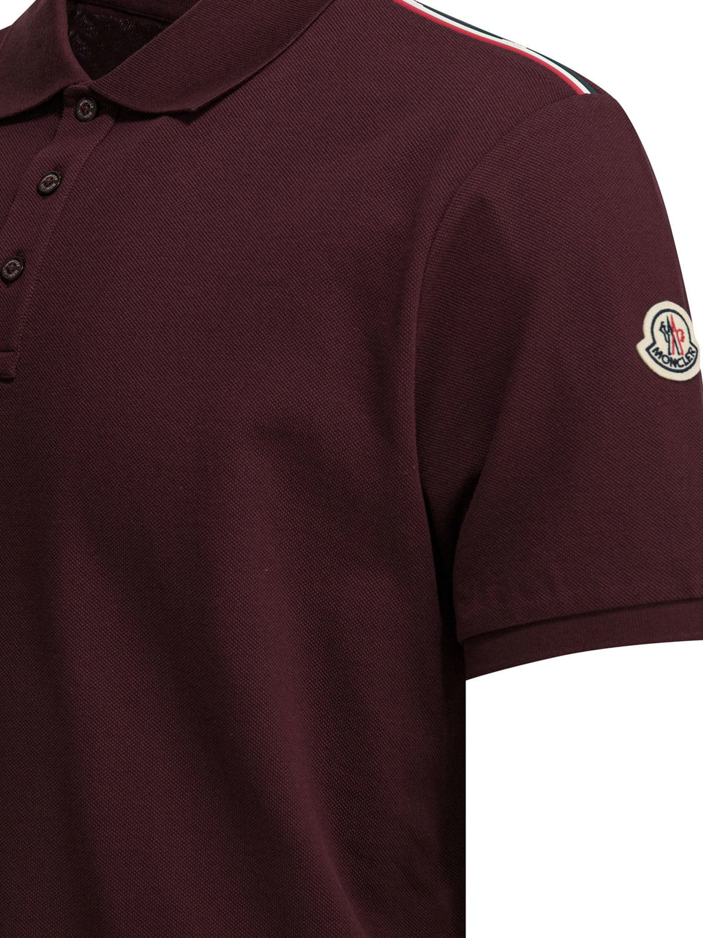 Moncler Polo Shirt With Buttons And Logo