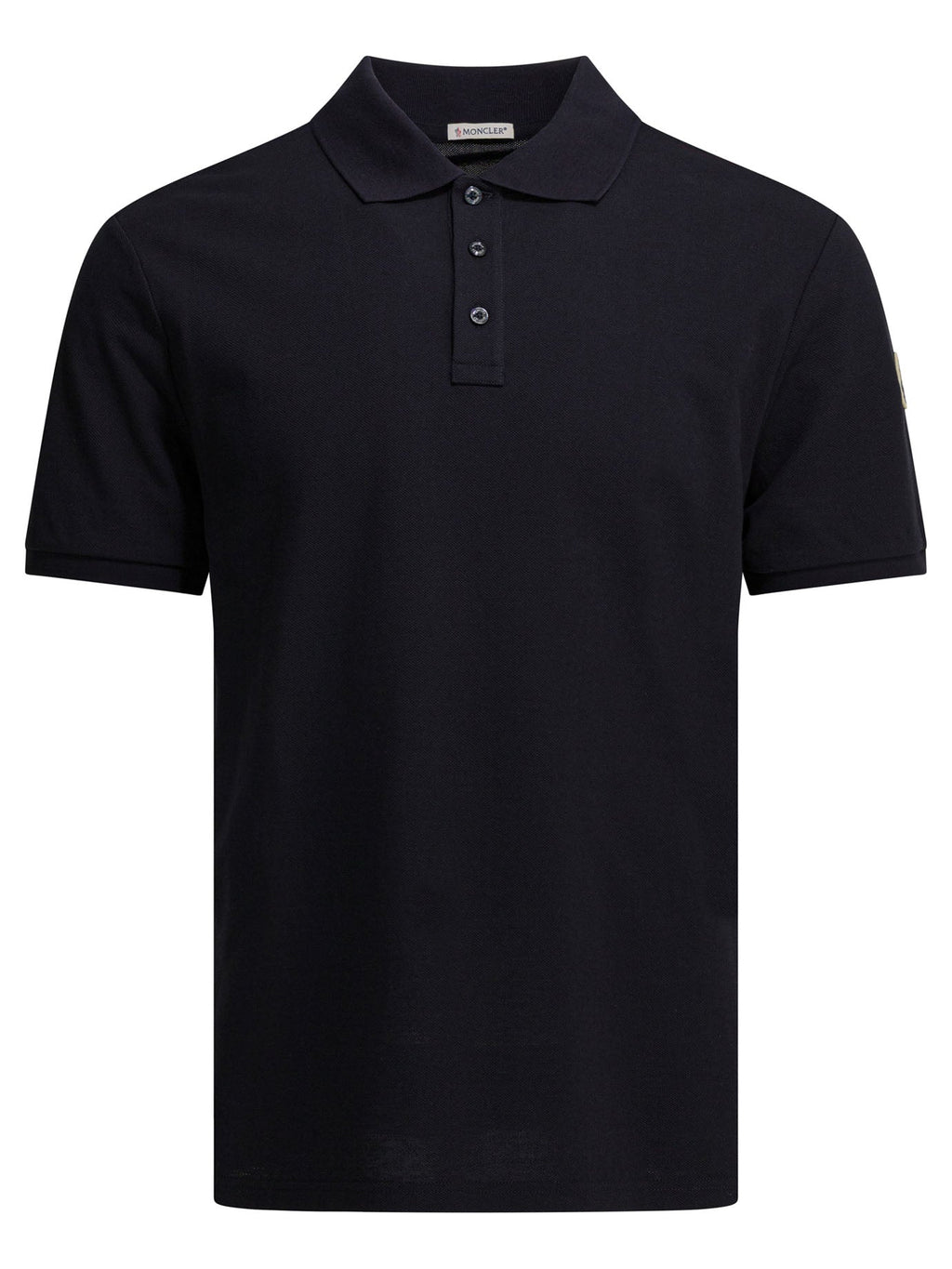 Moncler Polo Shirt With Buttons And Logo