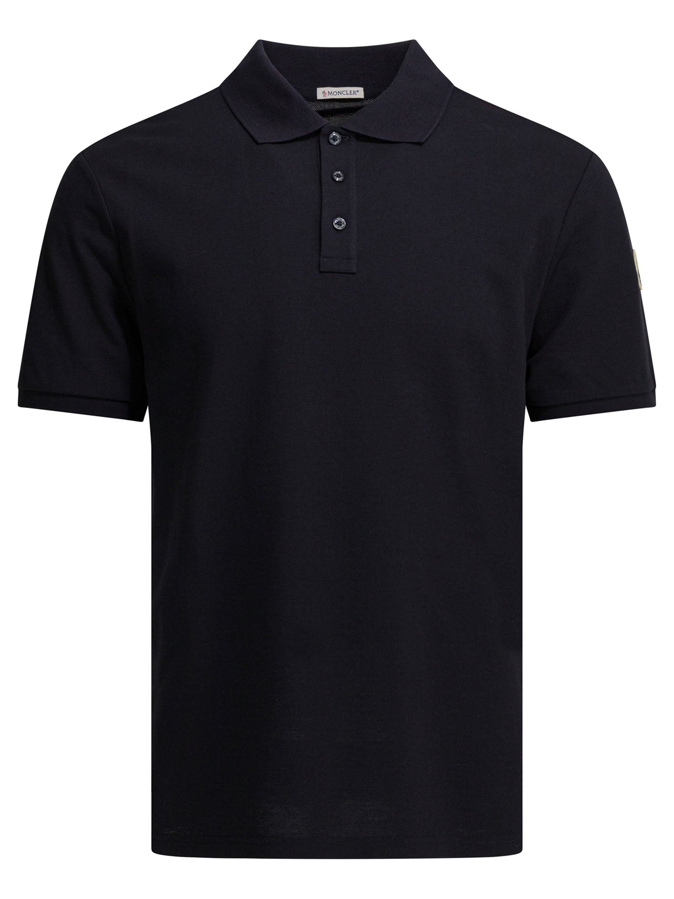 Moncler Polo Shirt With Buttons And Logo