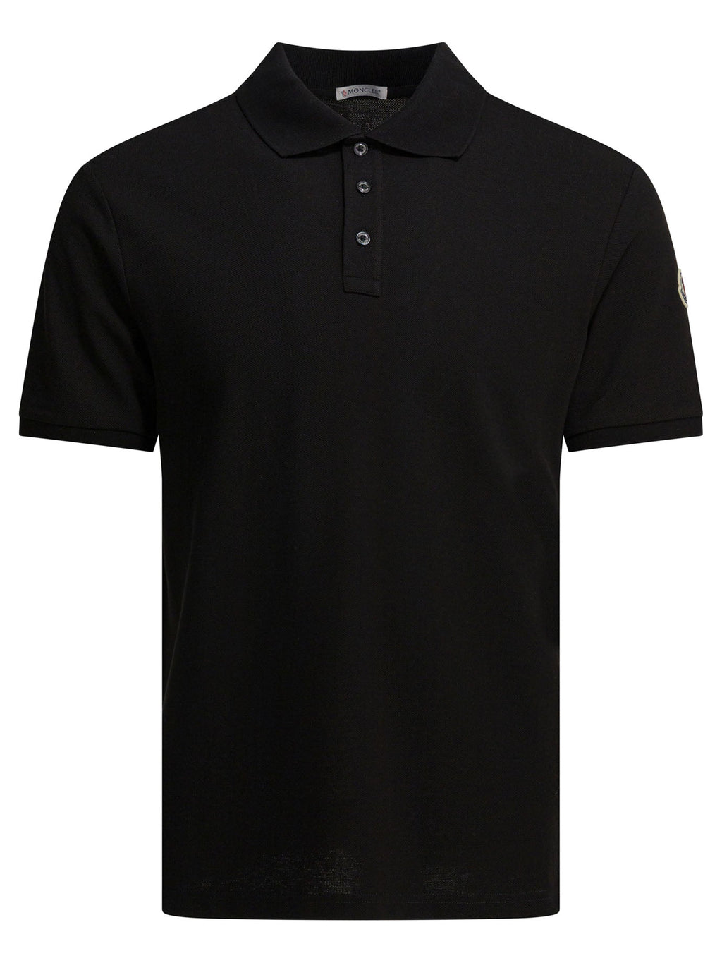 Moncler Polo Shirt With Buttons And Logo