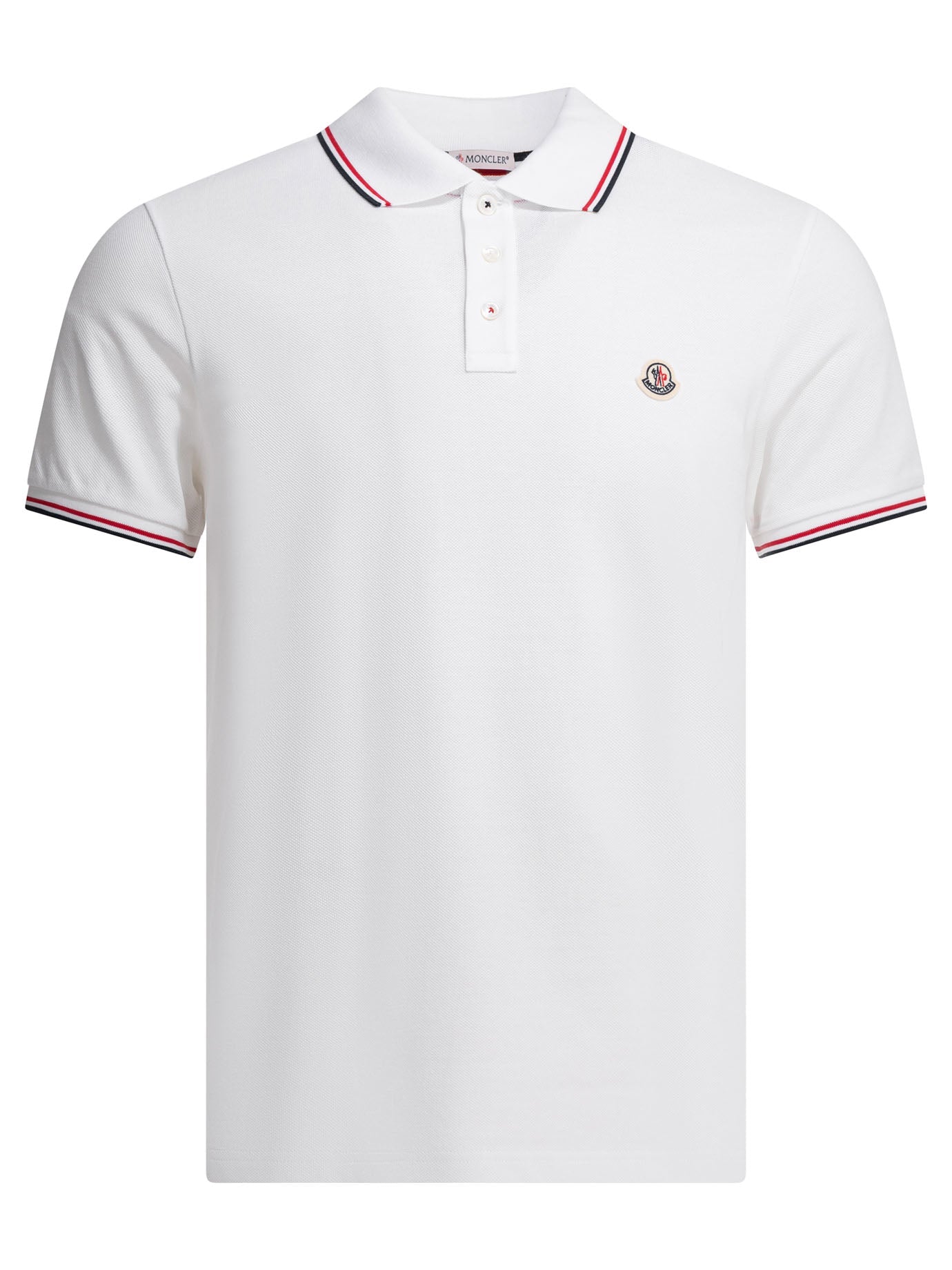 Moncler Cotton Pique Polo Shirt