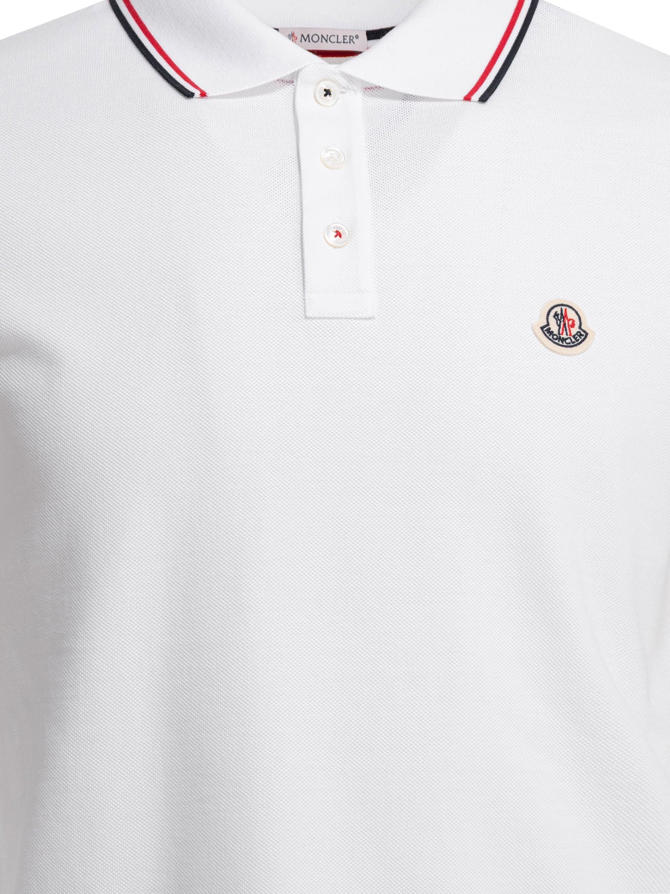 Moncler Cotton Pique Polo Shirt