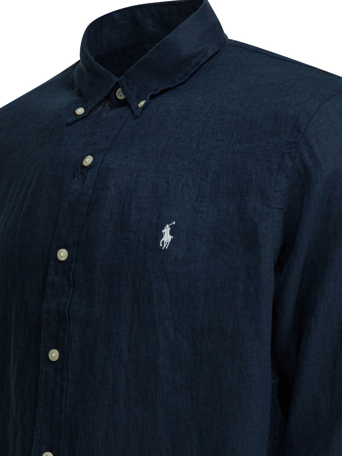 Polo Ralph Lauren Linen Shirt With Logo