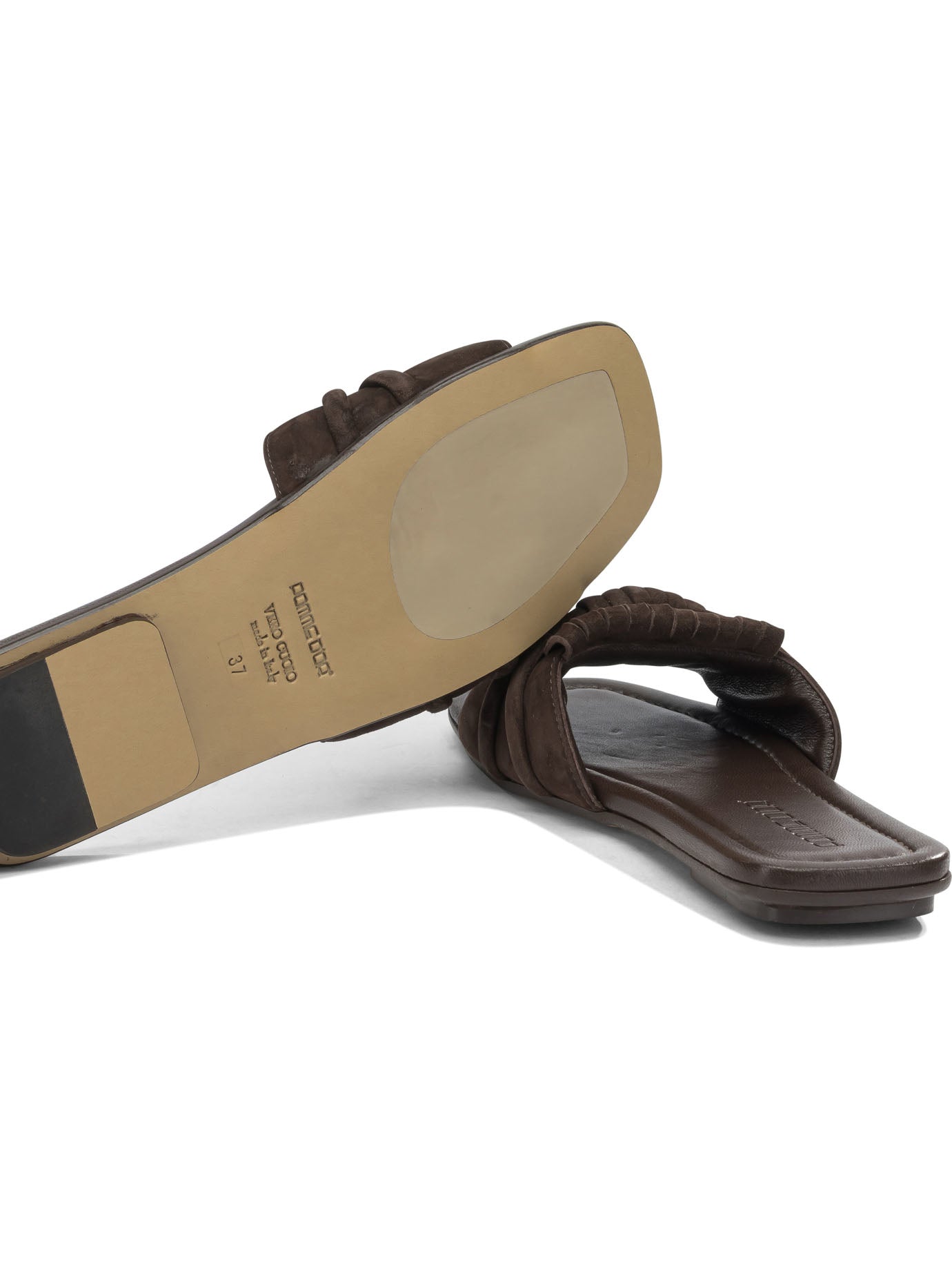Pomme D'Or Slide In Pelle Scamosciata