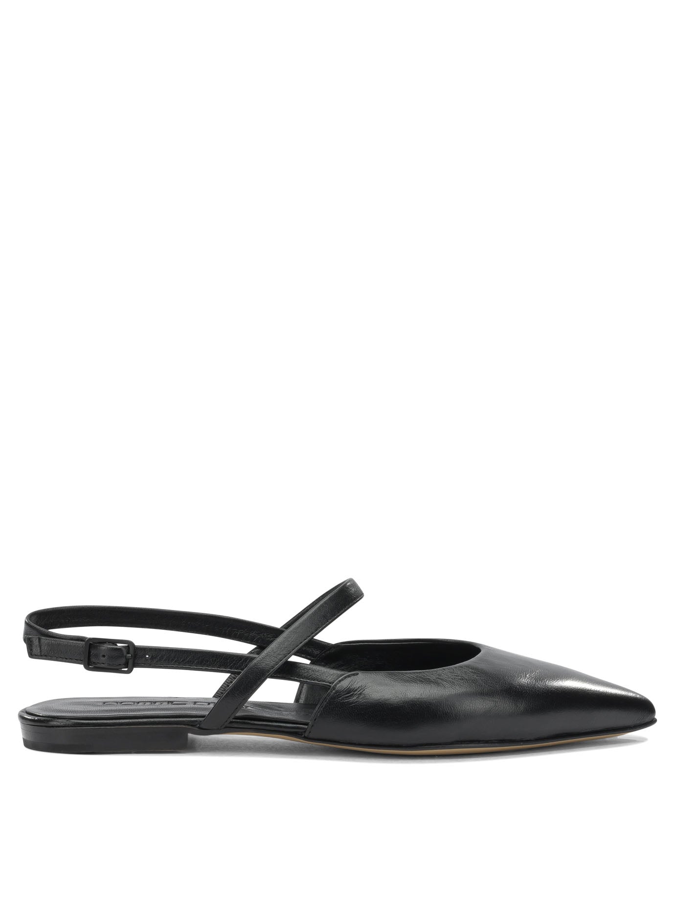 Pomme D'Or Ballerine Slingback In Pelle