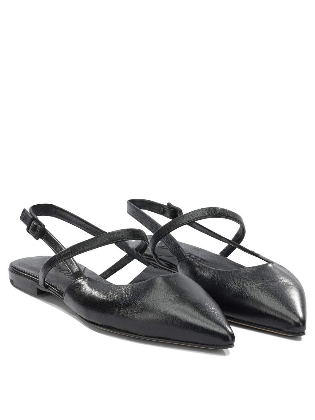 Pomme D'Or Ballerine Slingback In Pelle