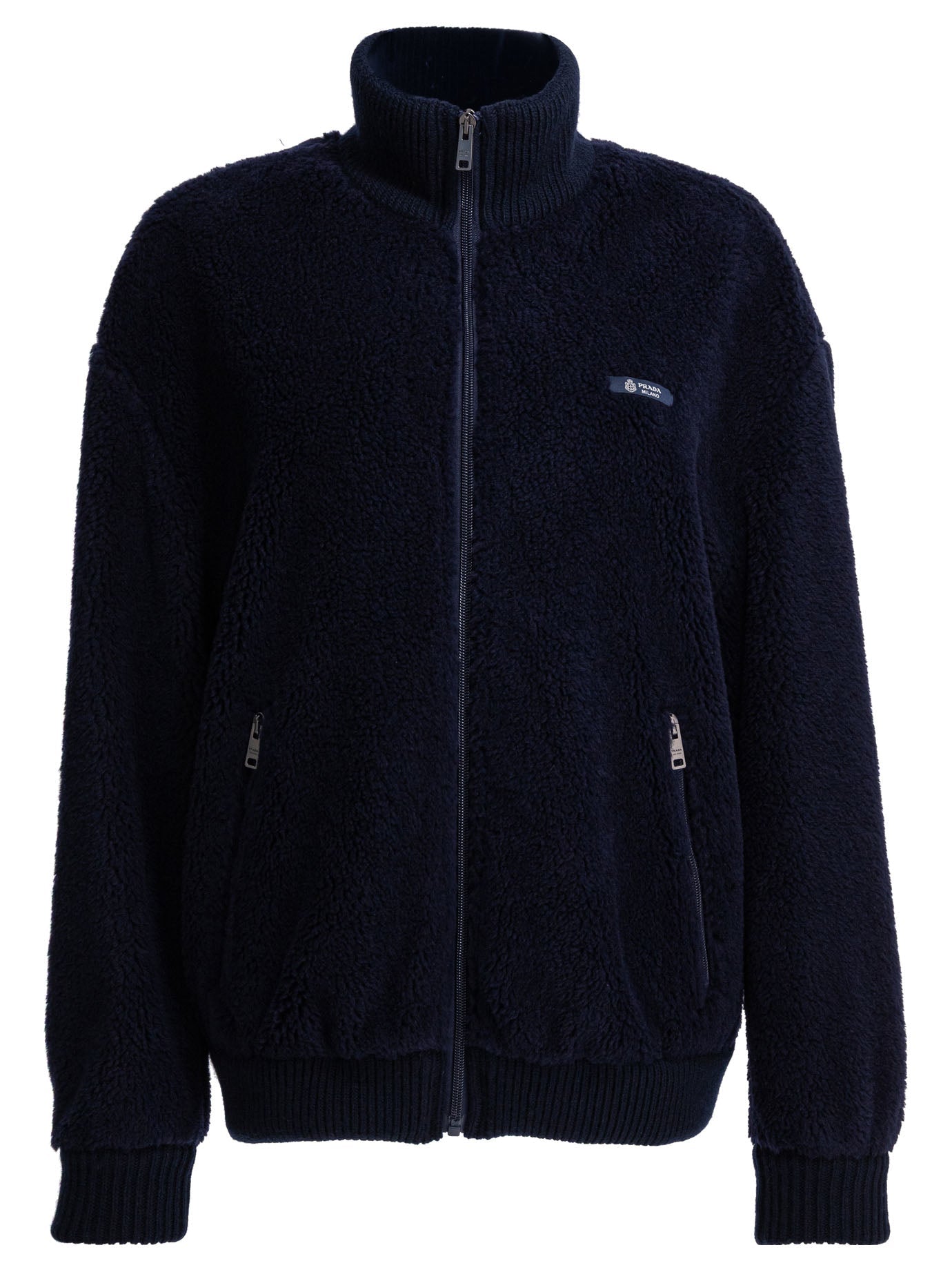 Prada Wool-blend Fleece Jacket