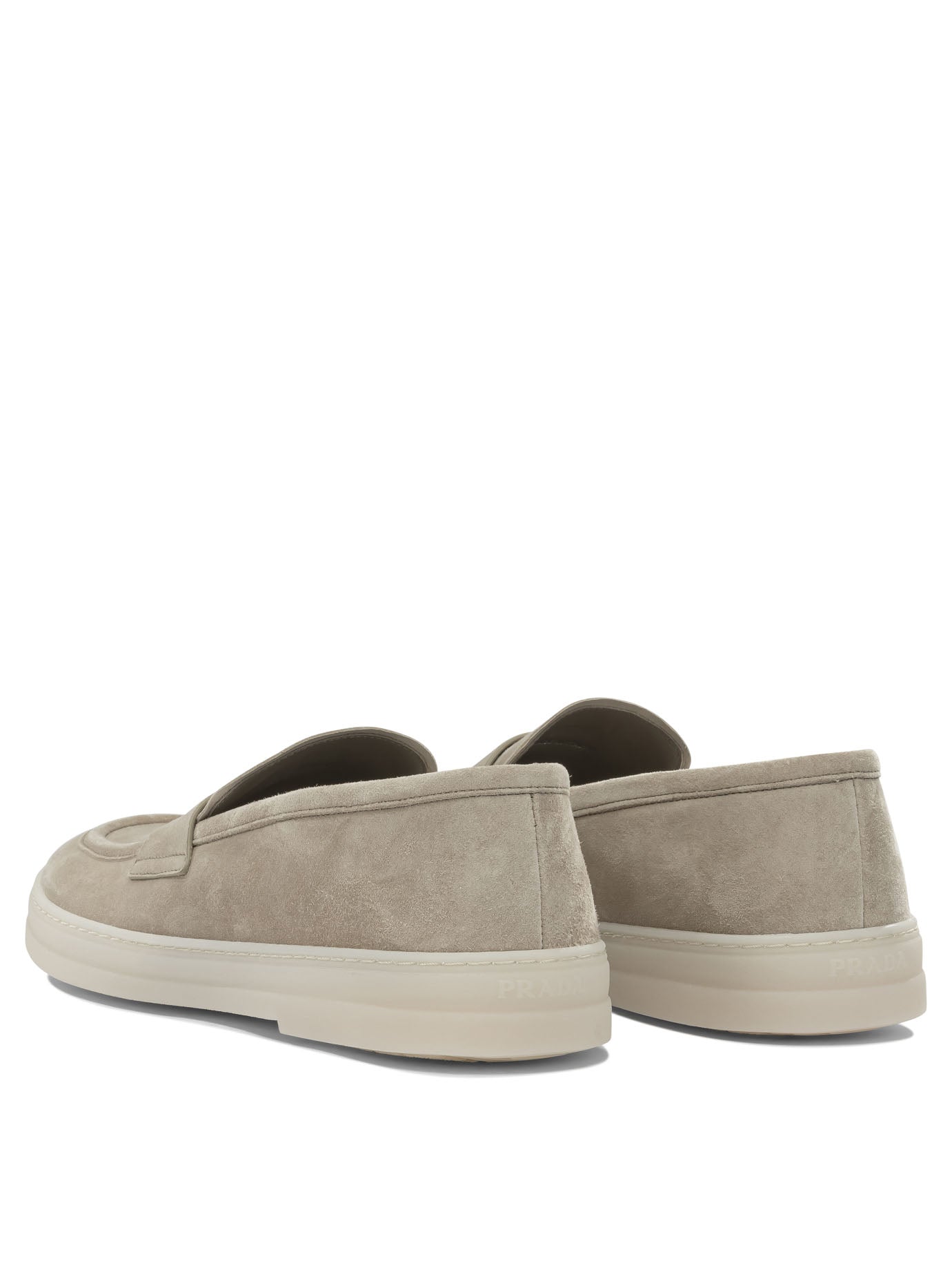 Prada Suede Moccasins