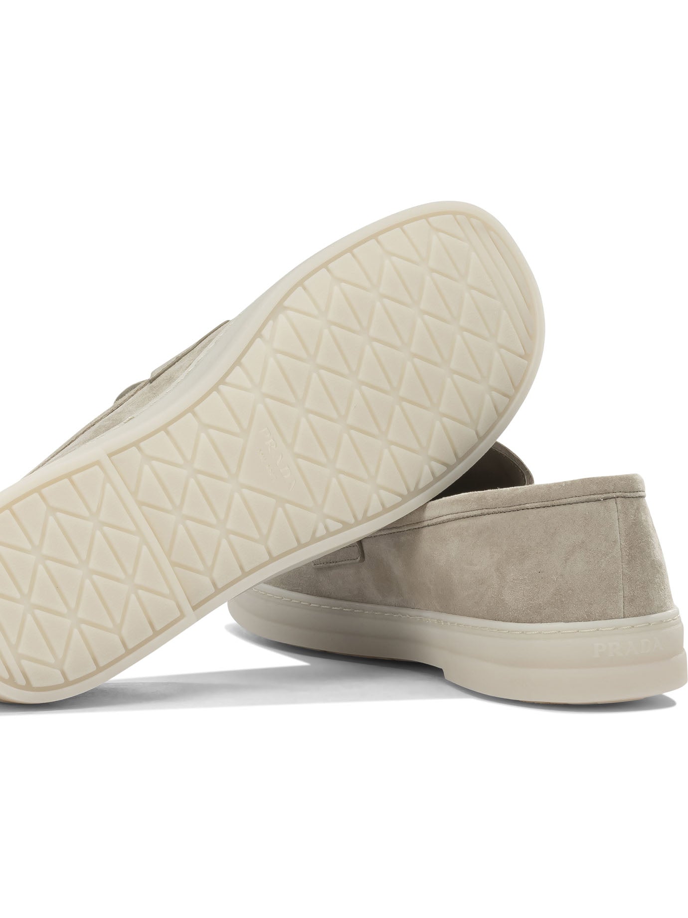 Prada Suede Moccasins