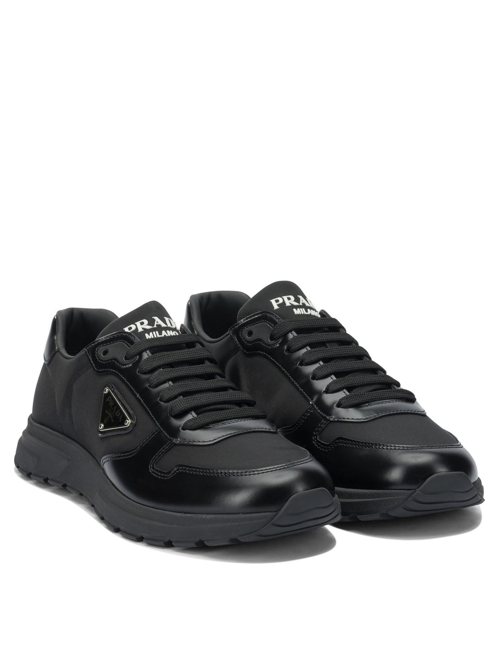 Prada Re-nylon And Leather "prax 01" Sneakers