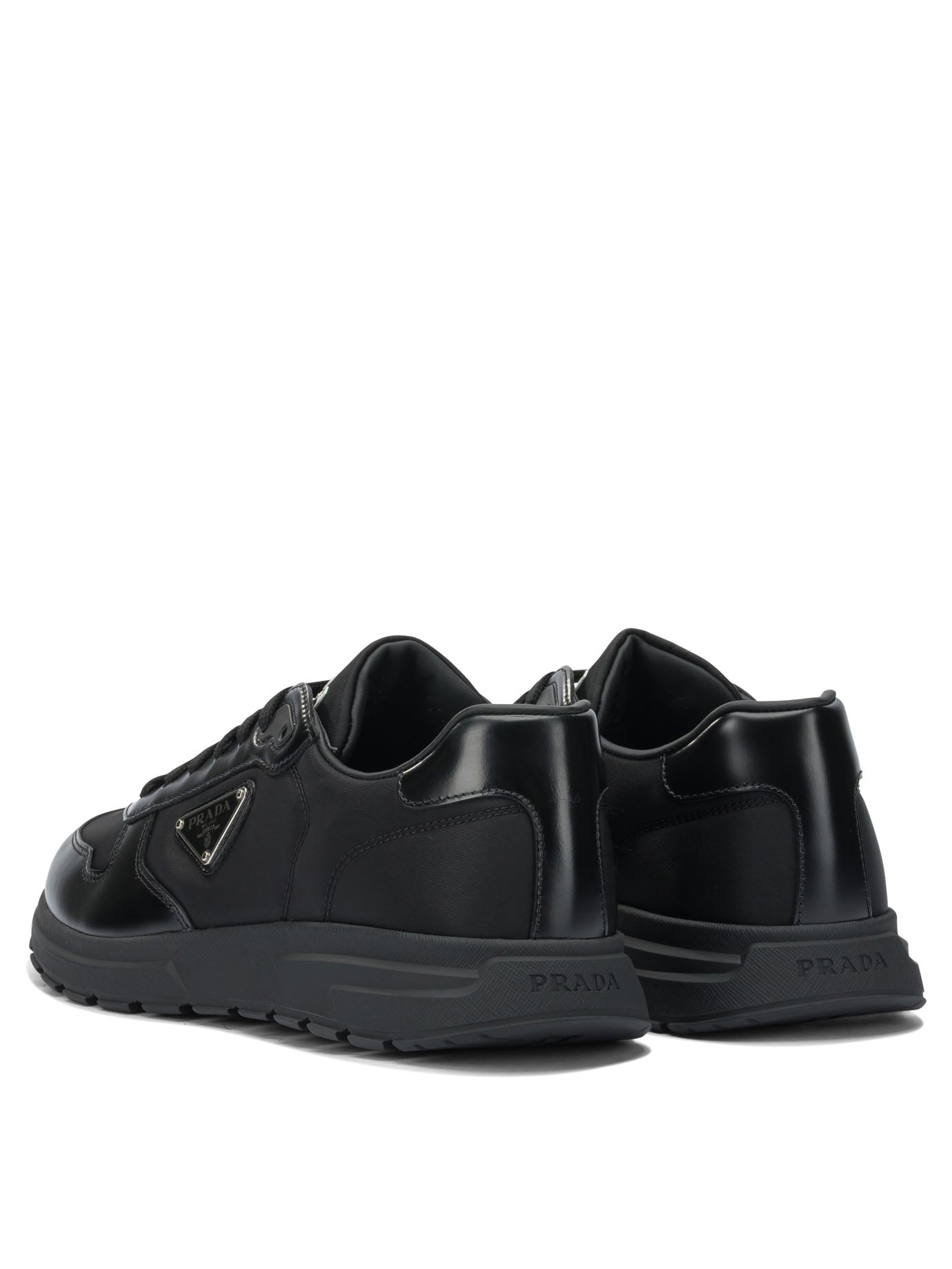 Prada Re-nylon And Leather "prax 01" Sneakers