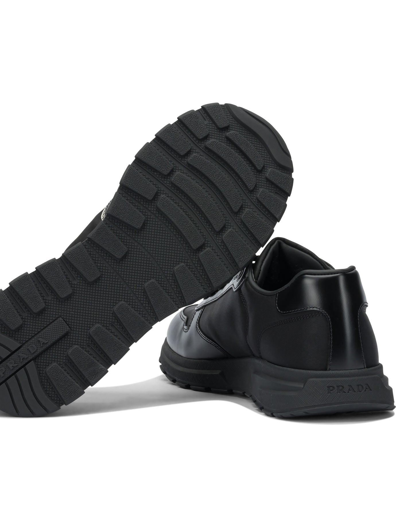 Prada Re-nylon And Leather "prax 01" Sneakers