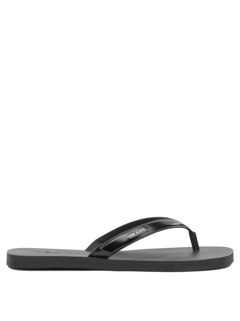 Prada Low Leather Sandals