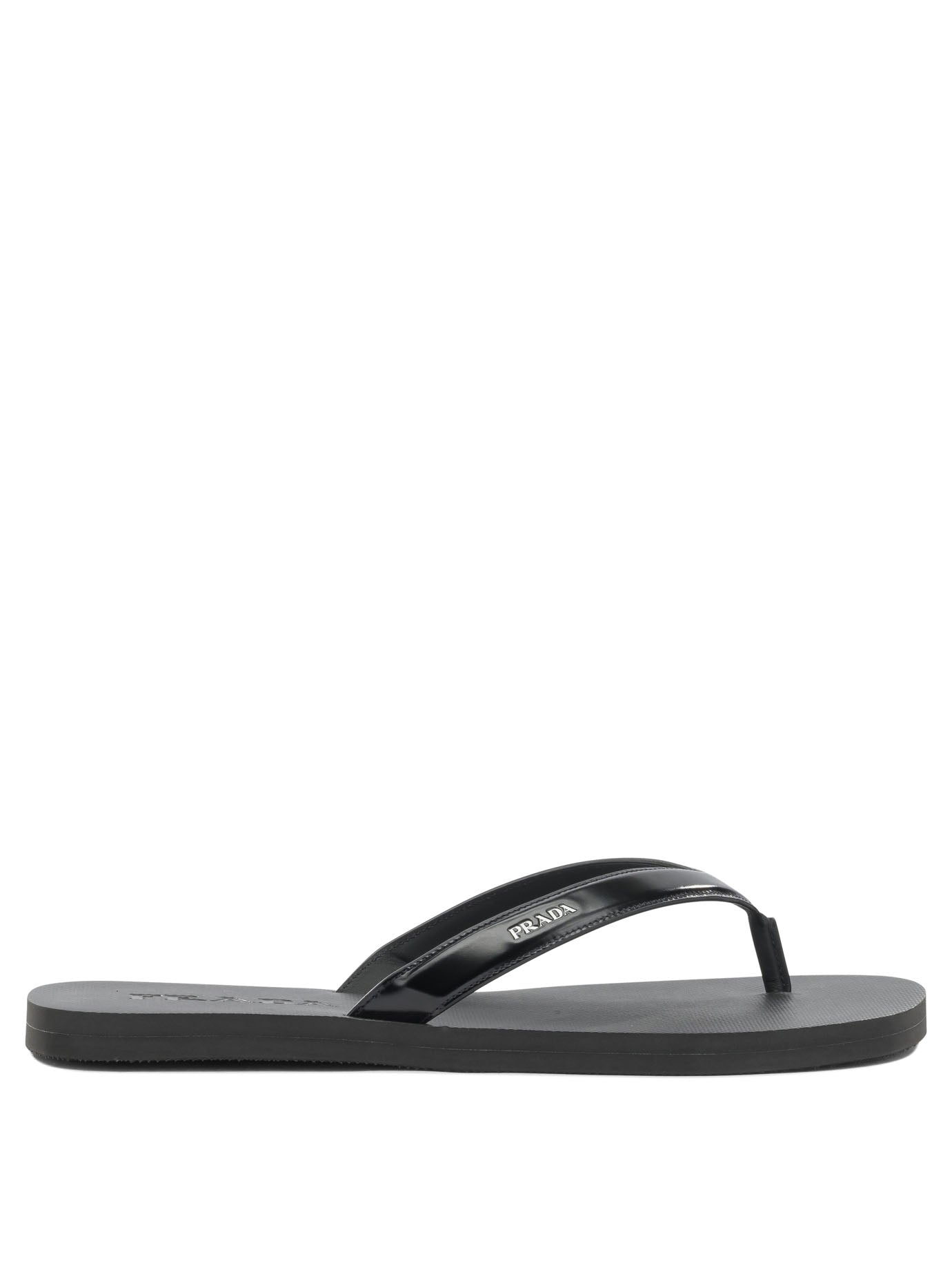 Prada Low Leather Sandals