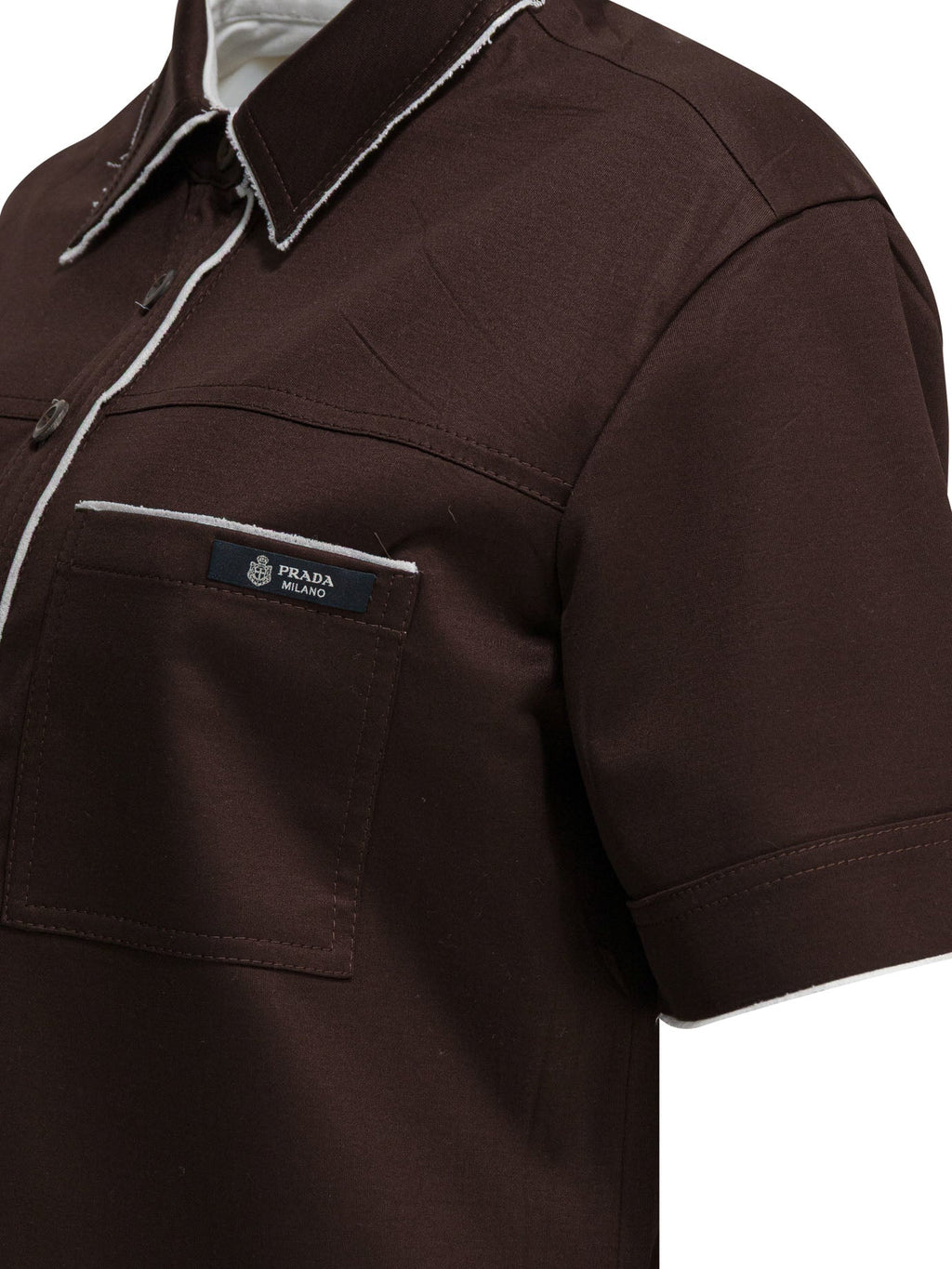 Prada Lisle Thread Polo Shirt