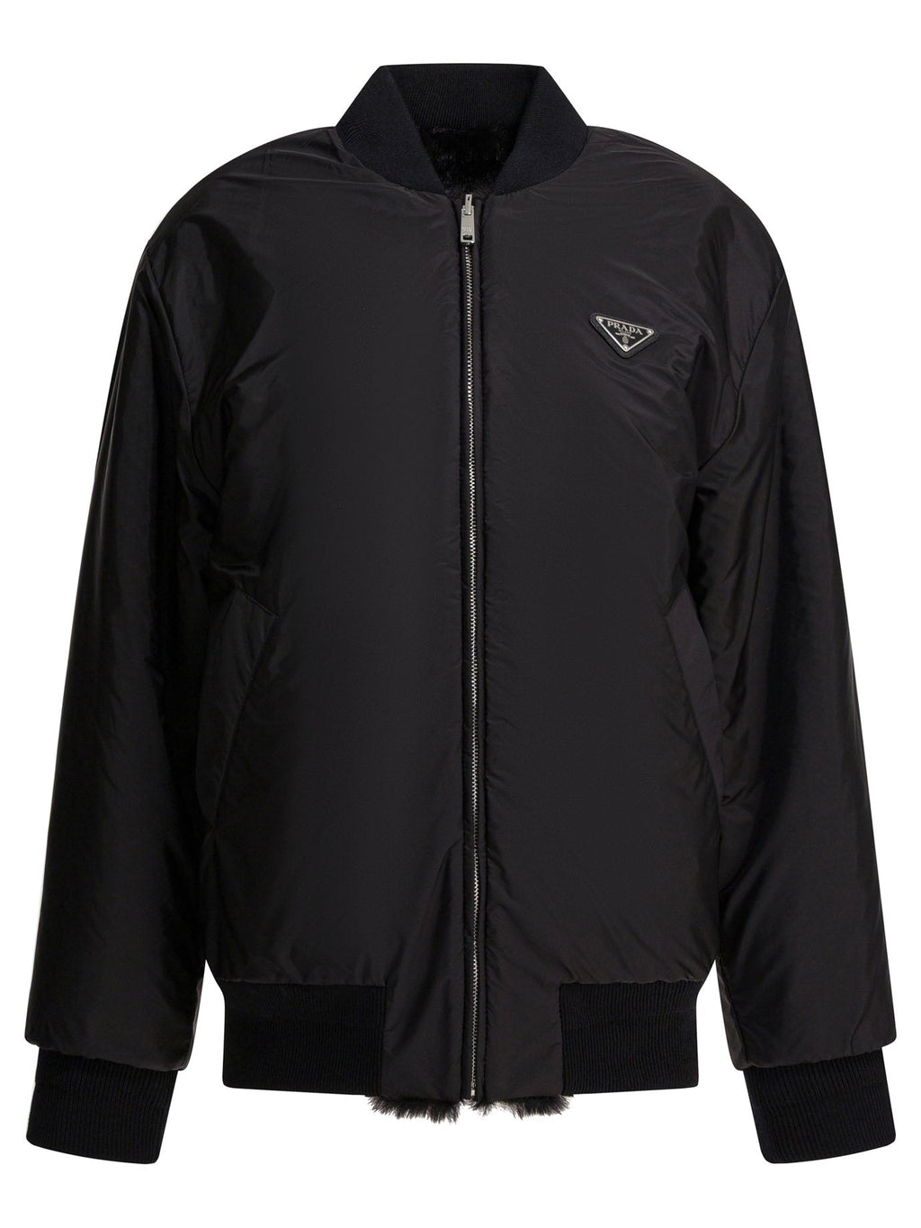 Prada Re-nylon Reversible Bomber Jacket