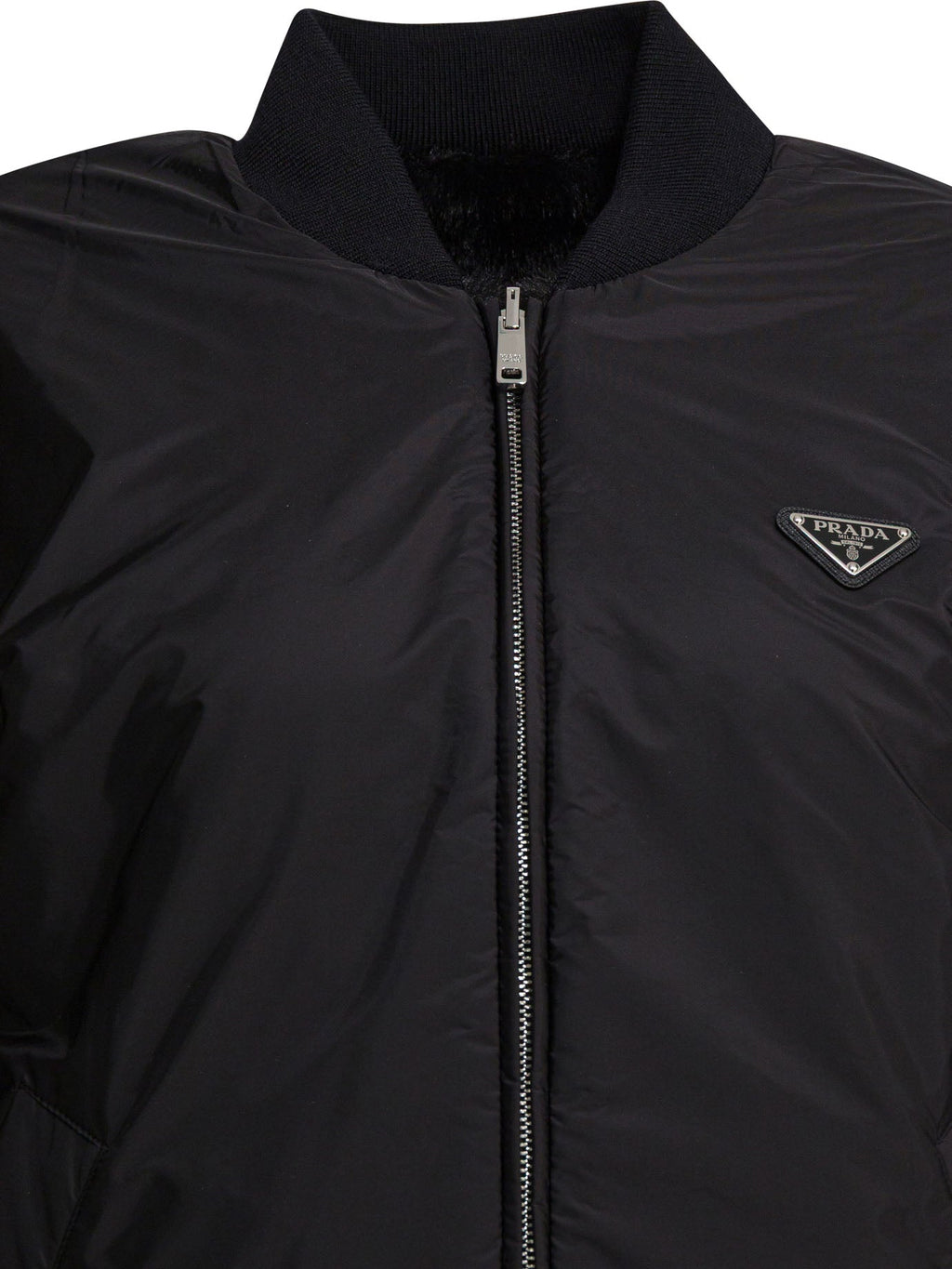 Prada Re-nylon Reversible Bomber Jacket